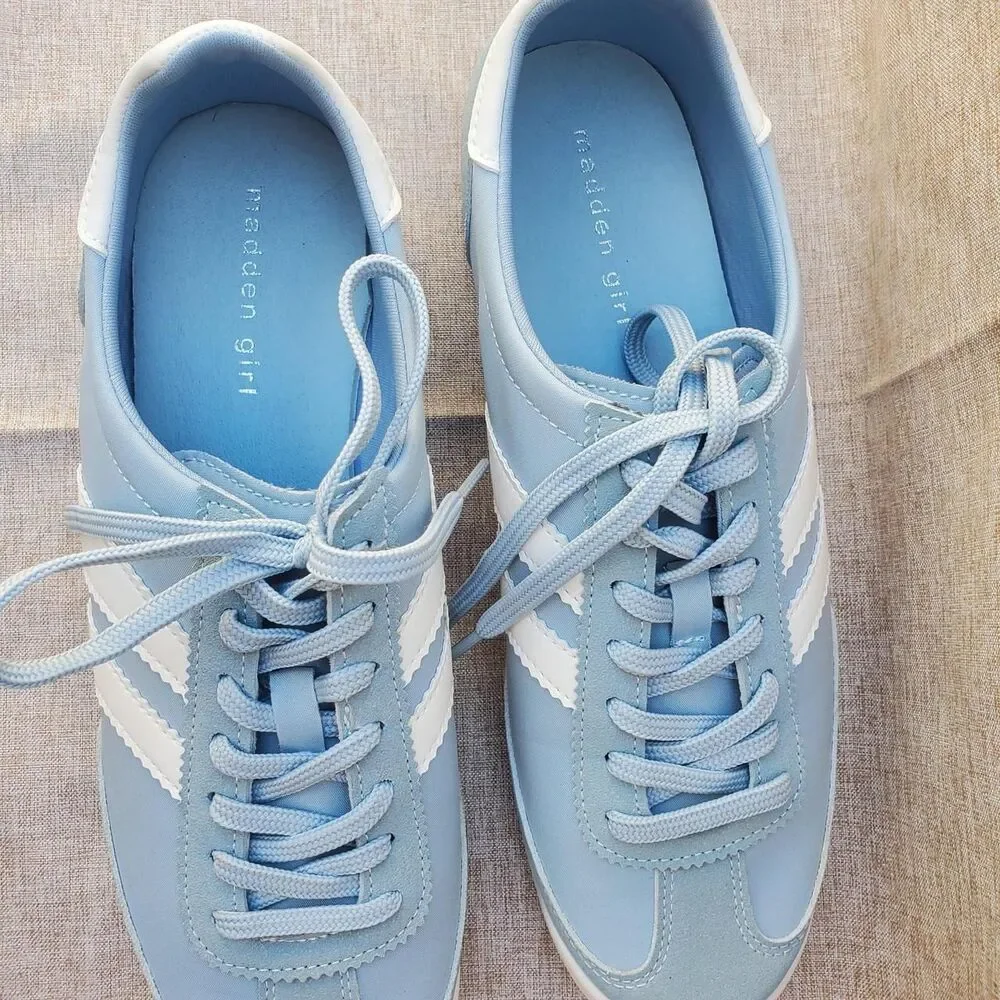 Adidas-originals Men's Blue and White Trainers